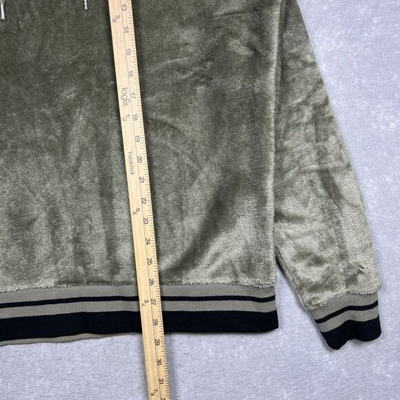 INC INTERNATIONAL CONCEPTS GREEN TEA FLEECE MEN’S MEDIUM HOODIE SWEATER NWT - Picture 4 of 8